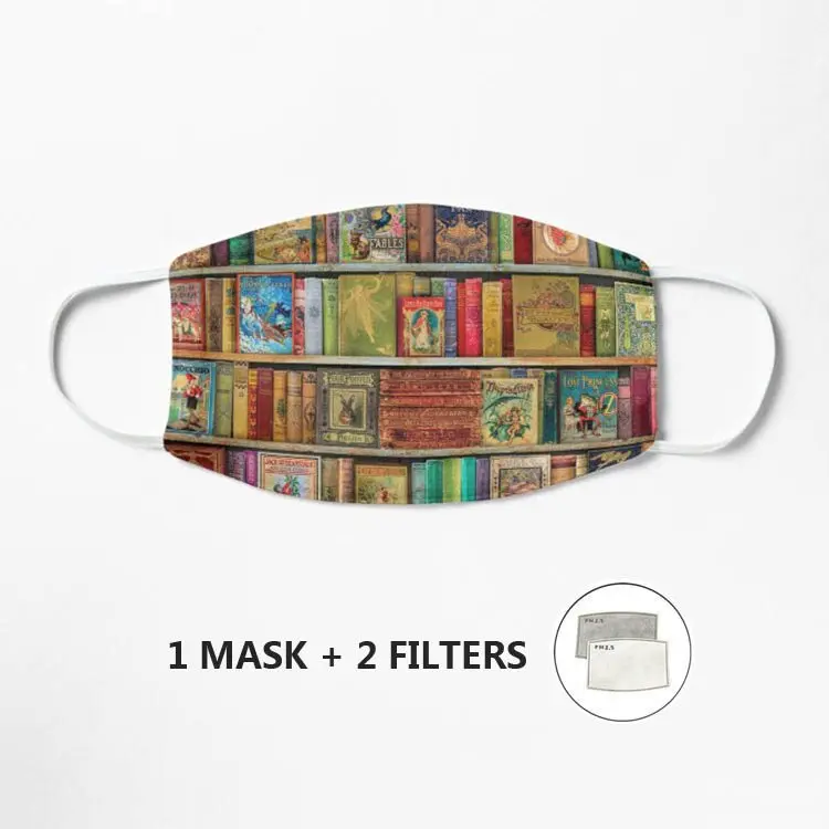 

Маска-книжка A Daydreamer с узором, моющаяся многоразовая маска для лица