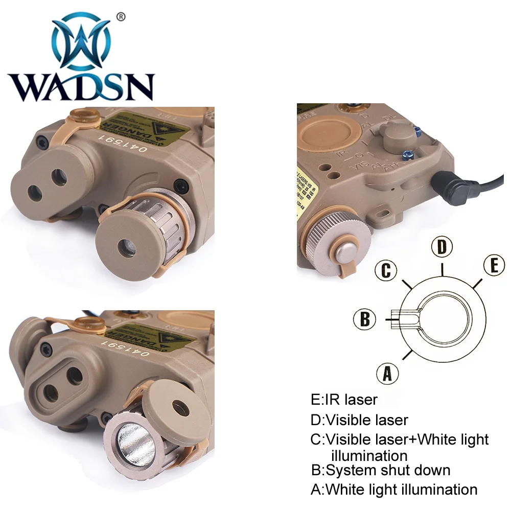 WADSN M600C SF фонарик для оружия страйкбола LA PEQ15 red Dot Surefir тактический фонарь PEQ