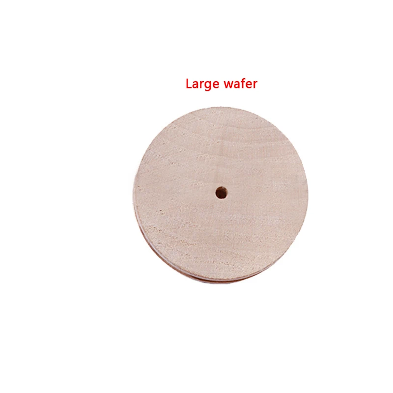 

Multi-Size Wood Slicker Leather Solid Wood Round Burnishing Edge for Polished Edge Leather Craft Working Tool