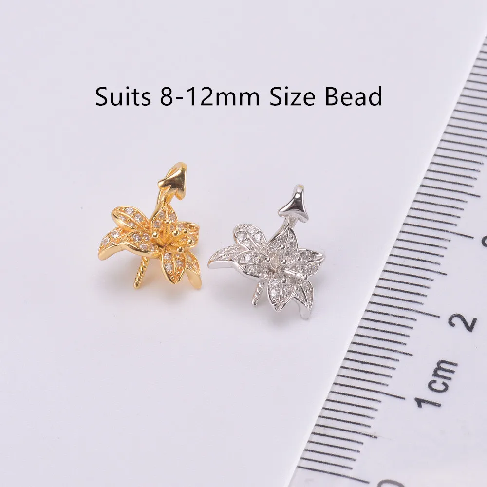 

Special Offer 925 Sterling Silver Pearl Pendant Necklace Pendant Findings Jewelry Parts Fittings Women Accessories