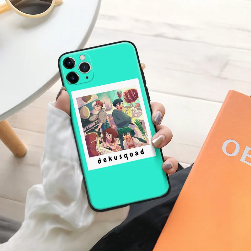 dekusquad boku no hero academia anime for iphone se 6 6s 7 8 plus x xr xs 11 pro max soft silicone phone case cover shell free global shipping