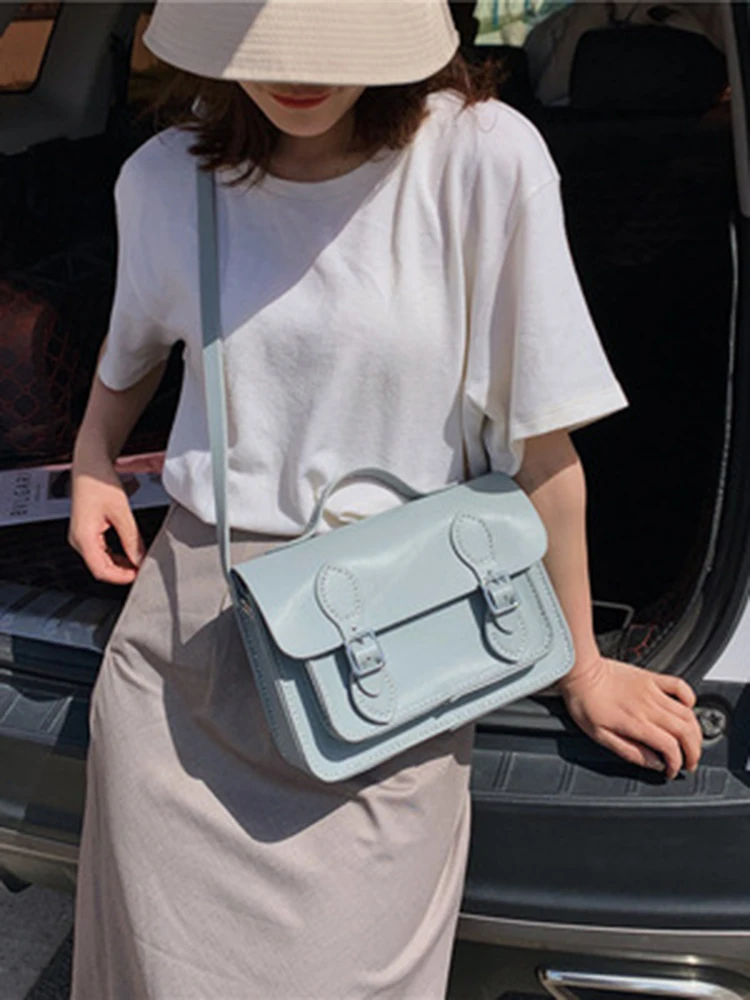 

Handmade Bag Diy Material Bag Female Bag Wholesale 2021 New Trendy British Cambridge Bag Homemade Messenger Small Square Bag