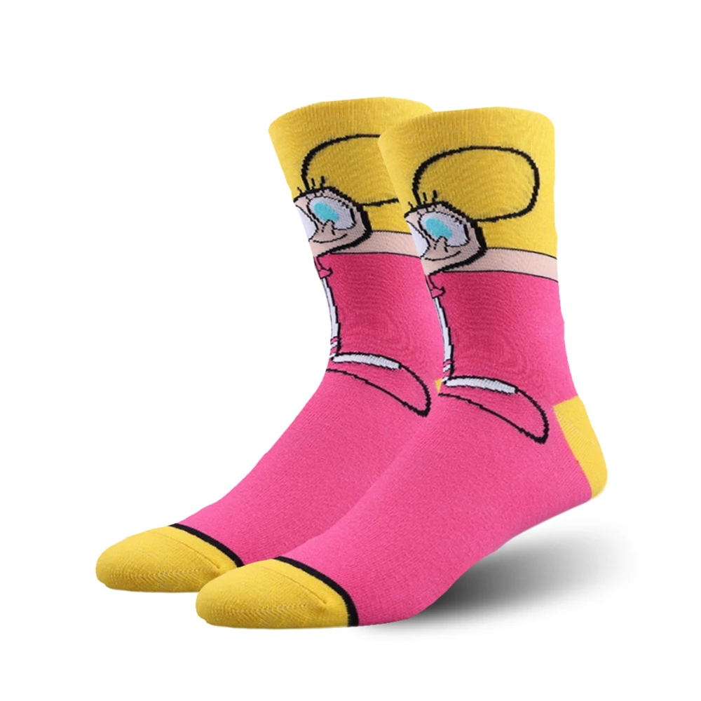 Смешные Женские носки с веселым мультяшным принтом новые персонализированные