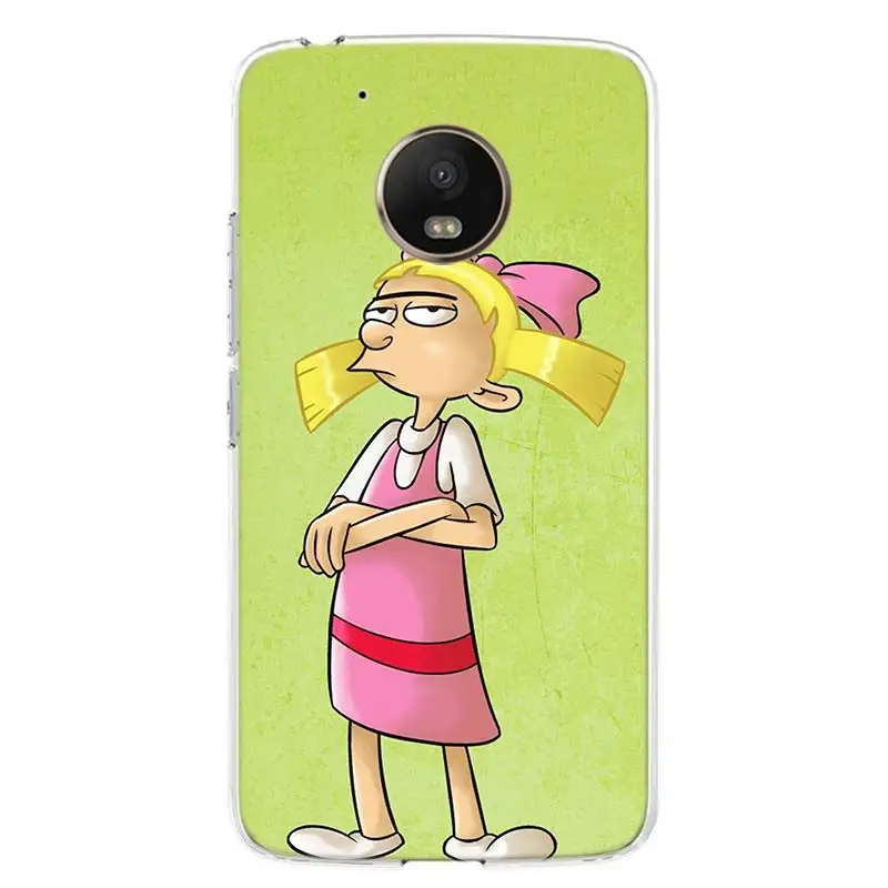 Hey arnold fondos чехол для телефона Motorola Moto G8 G7 G6 G5S G5 G4 E6 E5 E4 X4 Play Plus Power + One Action Coque|Бамперы|
