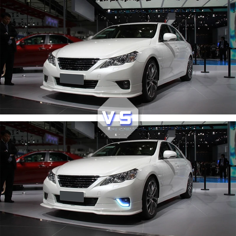 Светодиодный ные дневные ходосветильник drl с функцией диммера для Toyota MARK X REIZ 2011 ~