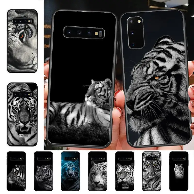 

Yinuoda White Tiger Phone Case for Samsung S10 21 20 9 8 plus lite S20 UlTRA 7edge