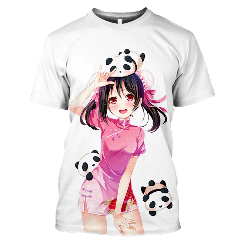 Женская футболка с 3D-принтом летняя в стиле Харадзюку принтом аниме Love Live 2020 |