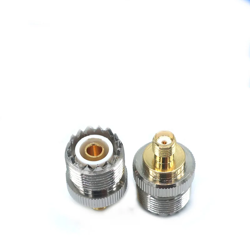 Adaptador de conector Coaxial RF hembra a UHF SO-239 SO239 a SMA,...
