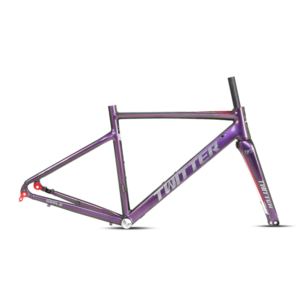 TWITTER 2020 Новая алюминиевая рама для дорожного велосипеда с дисковым тормозом smile