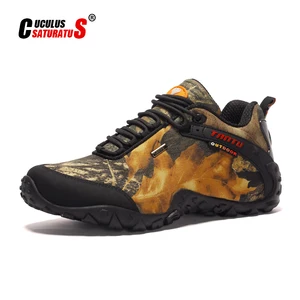 Новейшие мужские треккинговые ботинки, водонепроницаемые парусиновые уличные ботинки, противоскользящие горные альпинистские рыбацкие ботинки, кроссовки, обувь для охоты 8068