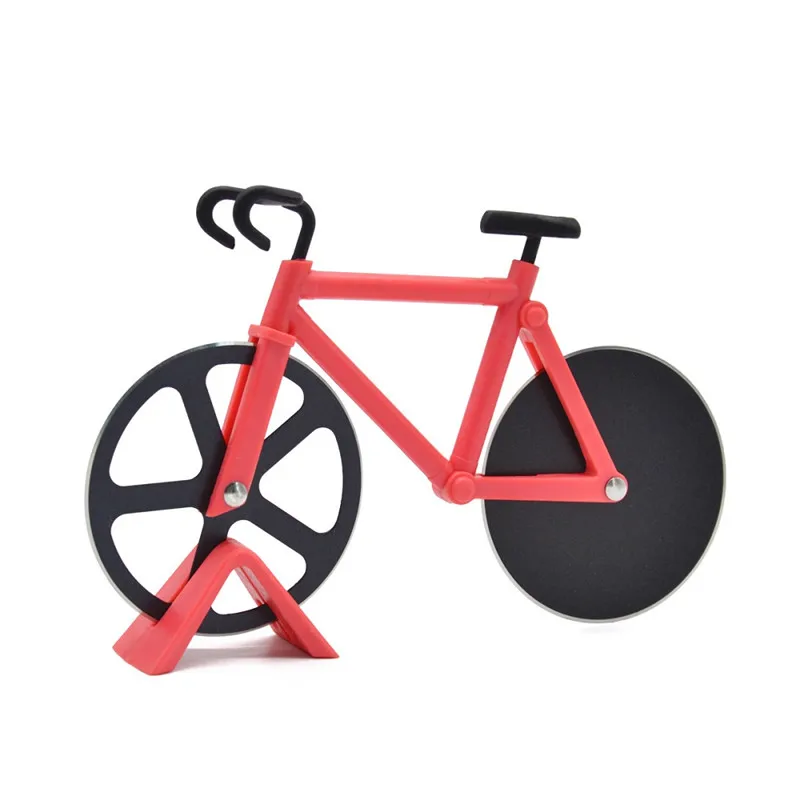 Нож для пиццы антипригарный велосипедный резак из нержавеющей стали колесо в