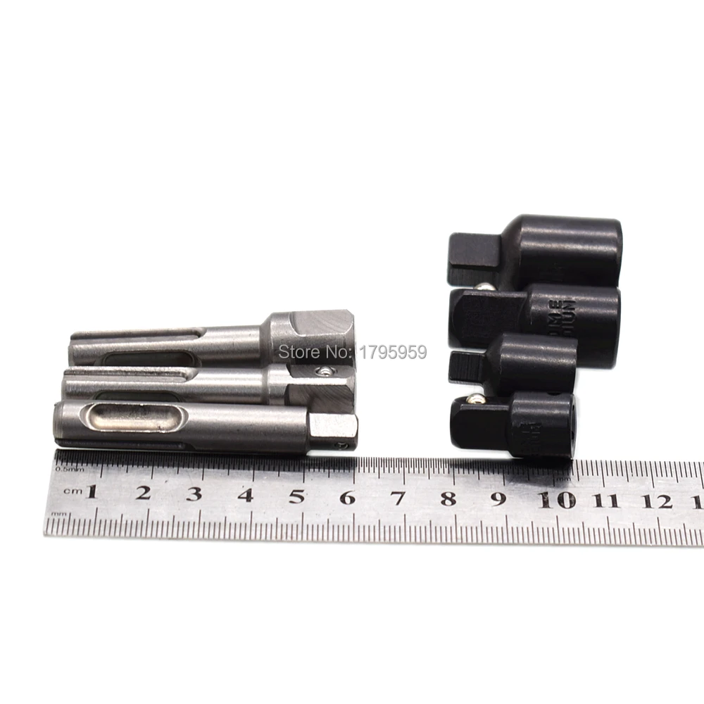 SDS Plus головка для дрели адаптер конвертер 1/2 &quot1/4&quot 3/8 &quotКвадратный привод