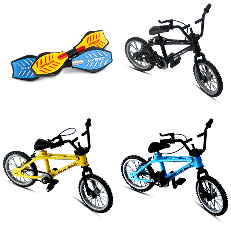 

Finger Skateboards Skate Ramp Parts Set Toy Finger Bike Fingers Training Sport Fingerboard Toys Skate Park Ramp Toy for Children
