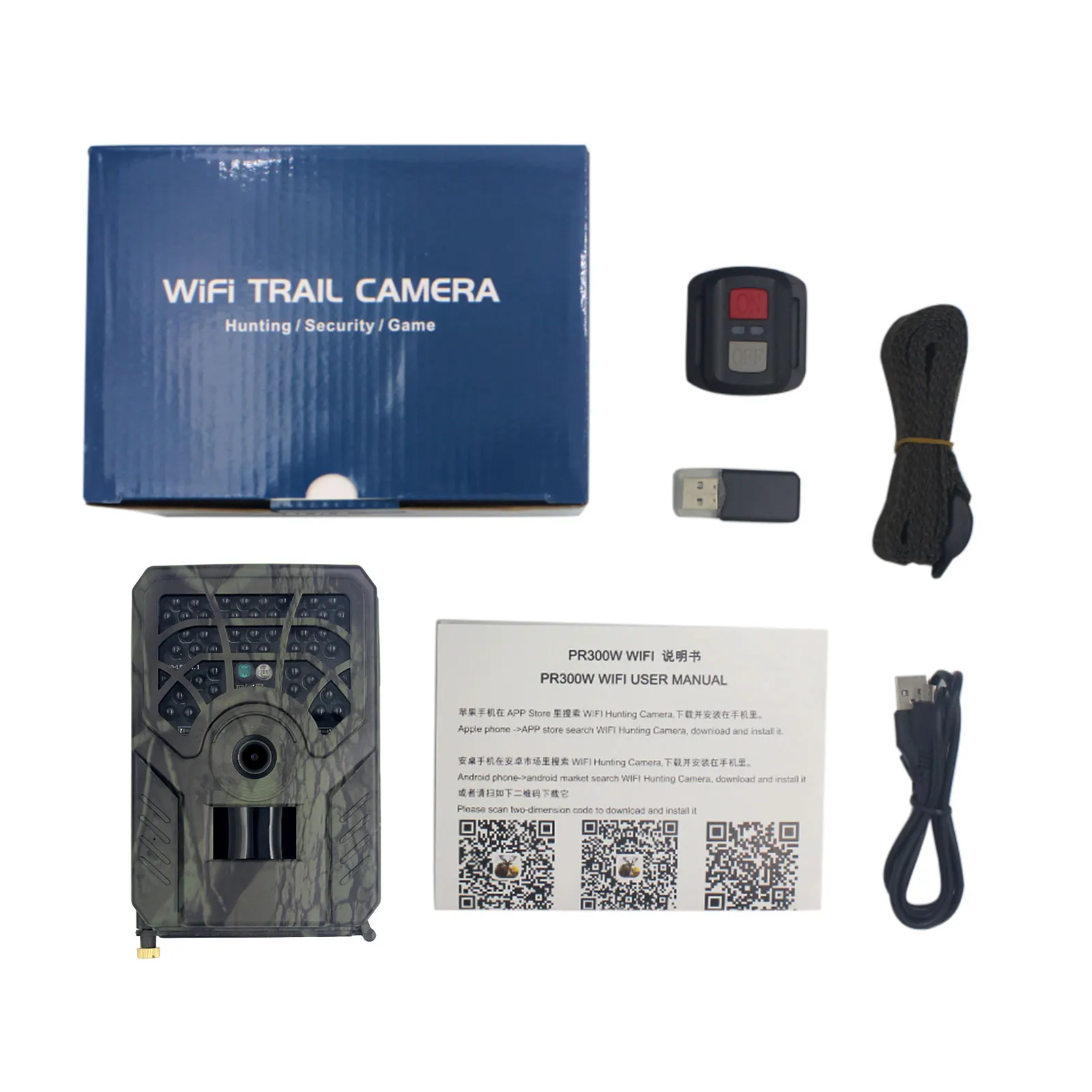 

Mini Trail Camera 1080P 5 Mega Pixels Color CMOS Waterproof HD Scouting Game Cam With Night Vision For Hunting Scouting Camera