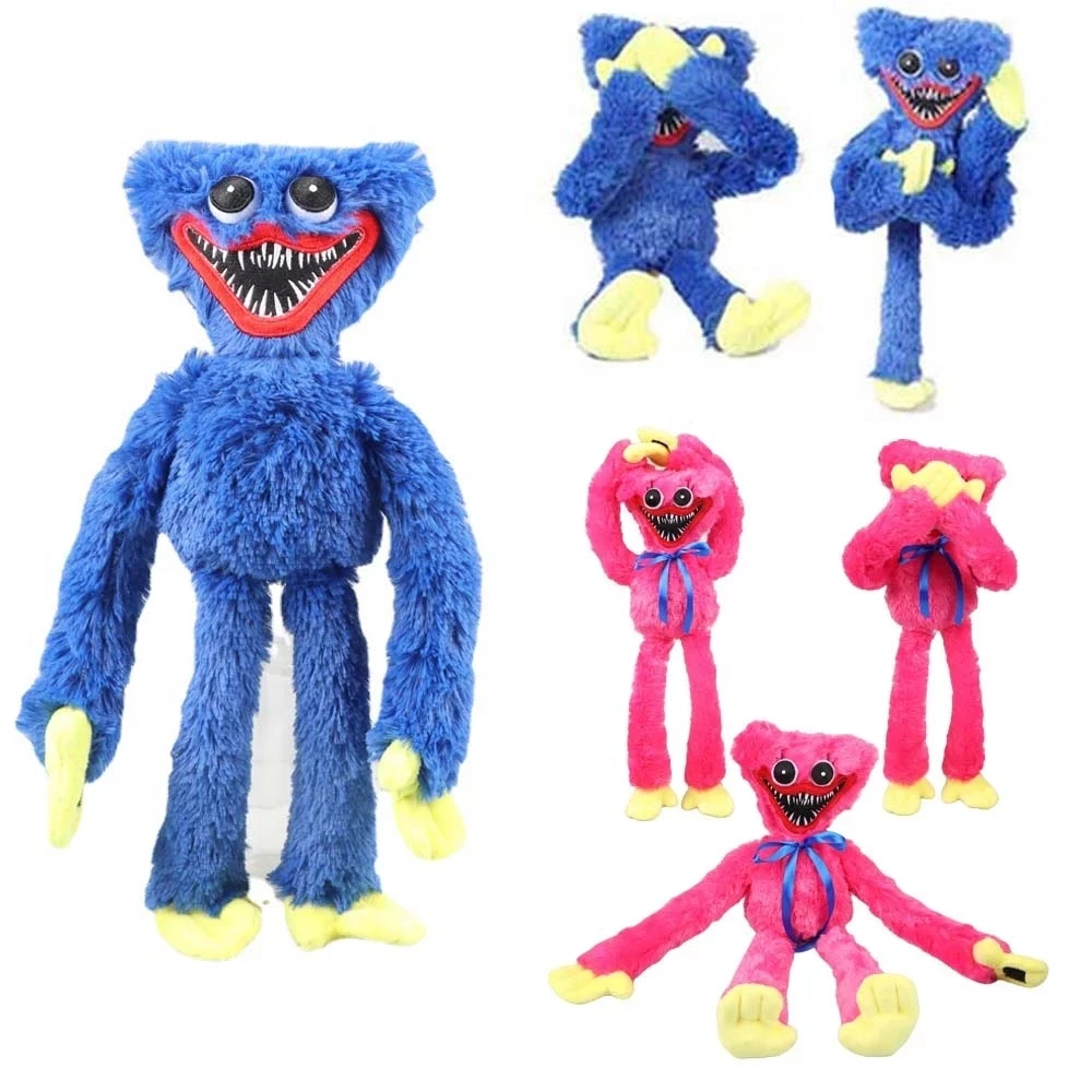 

40cm Huggy Wuggy Plush Doll Hot Poppy Playtime Game Toy Caroon Character Plush Doll Soft Stuffed Animals Kids Boys Xmas Gift Toy