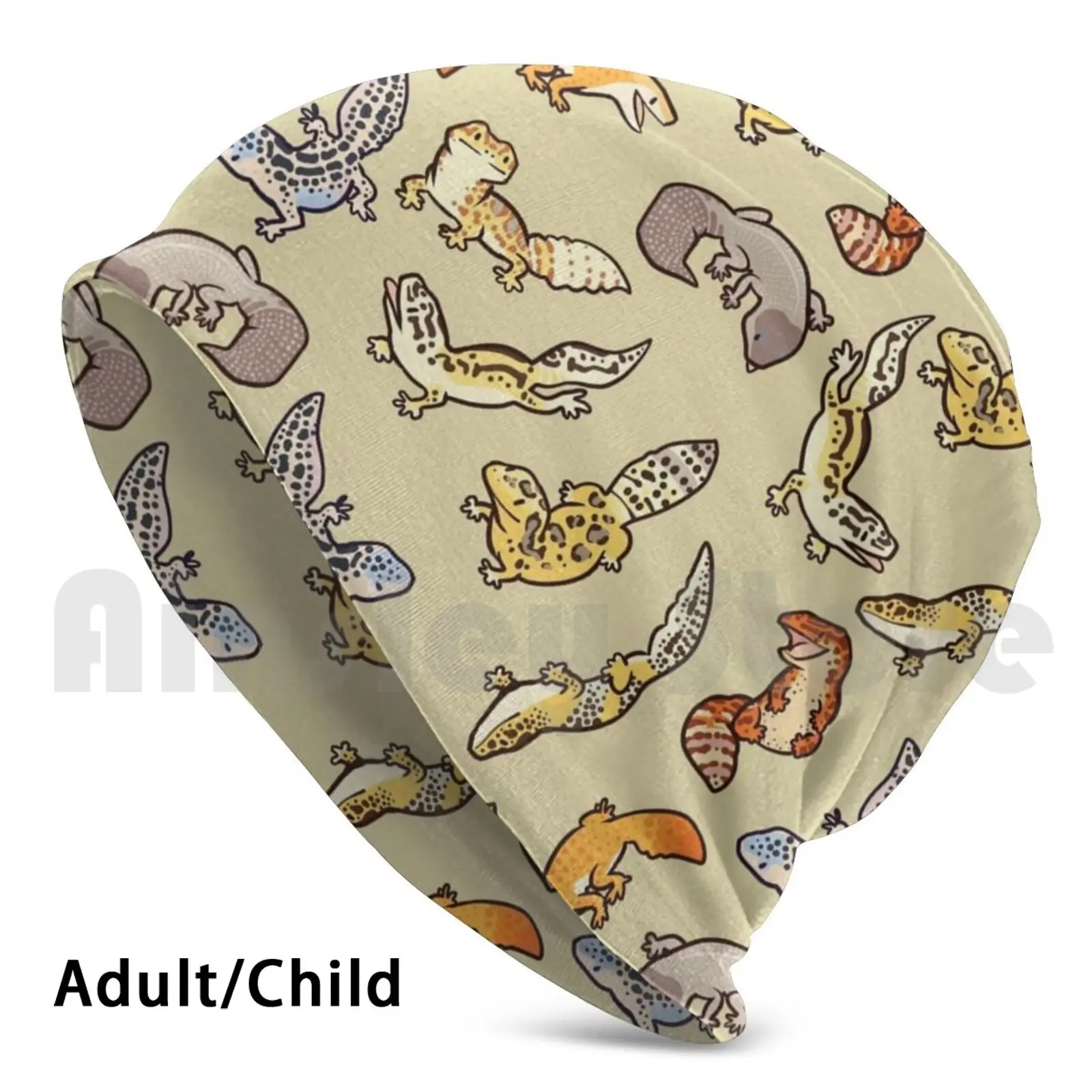 Толстый Gecko шапочки для малышей пуловер Кепки удобные гекконы с леопардовым