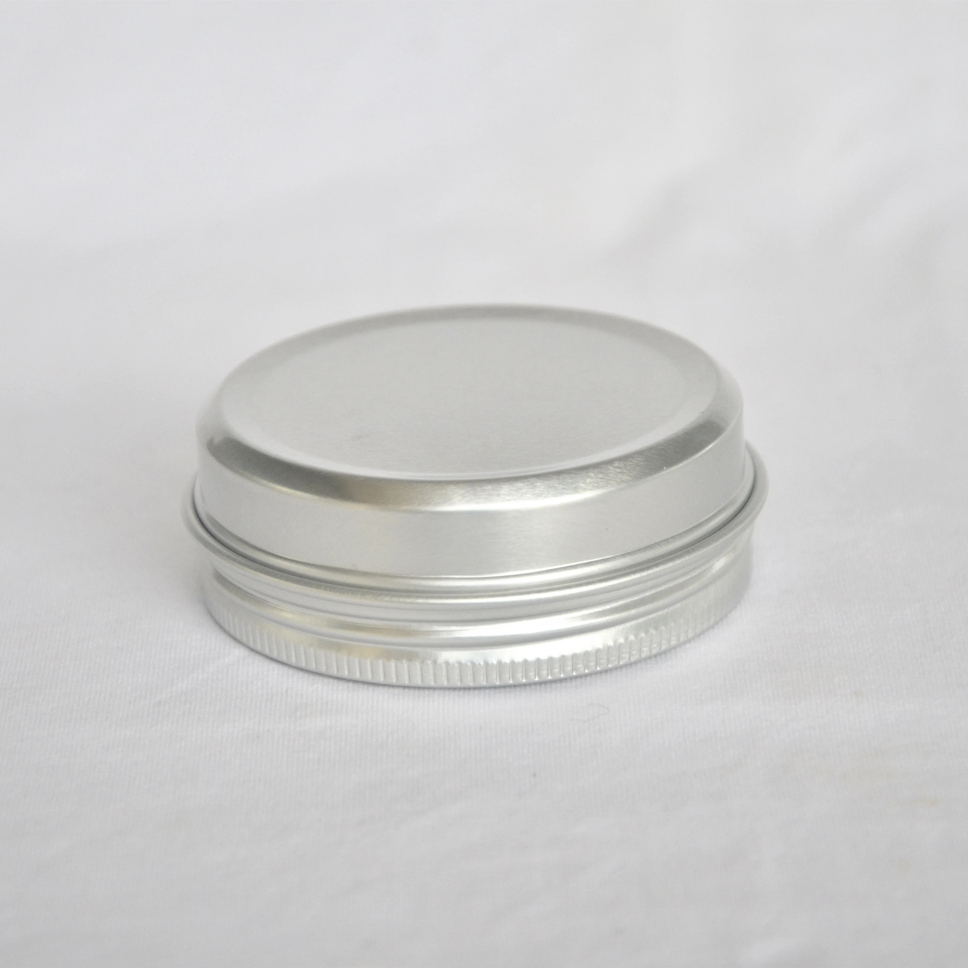 Банка из серебристого алюминия для ухода за кожей ногтей 60 г|jar tool|packaging cakejar light |