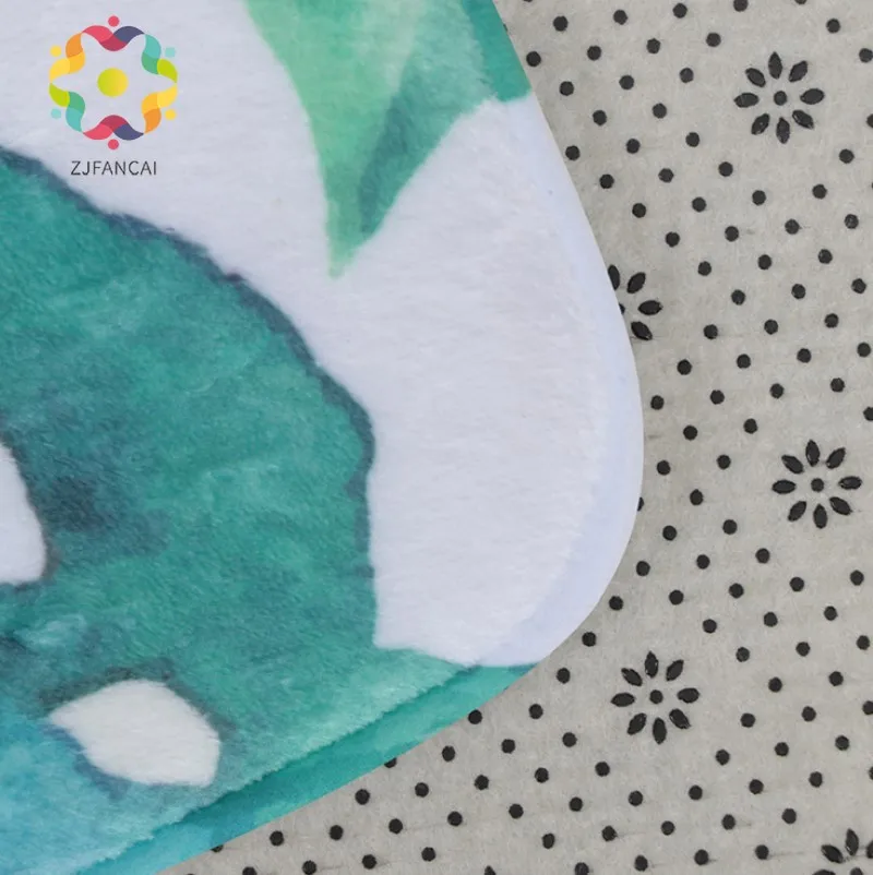 Европейский фланелевый хлопковый коврик с принтом SBR эффектом памяти заводской