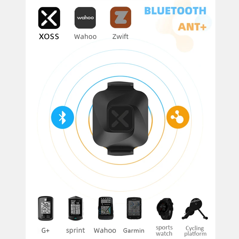 Новинка датчик частоты вращения педалей XOSS со спидометром ANT + Bluetooth 4 0 монитор