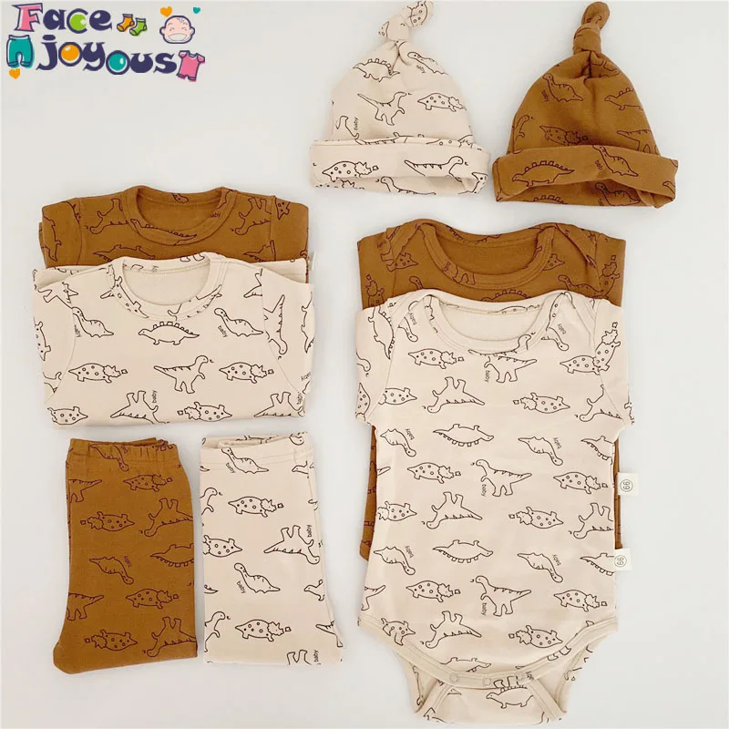 Новинка 2020 года одежда для маленьких мальчиков хлопковые комплекты одежды