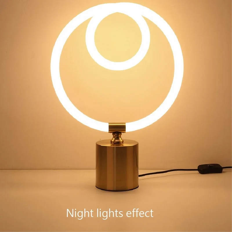 

LED table lamp Nordic modern eye protection reading lamp with light source button switch plastic tube decorative table lamp