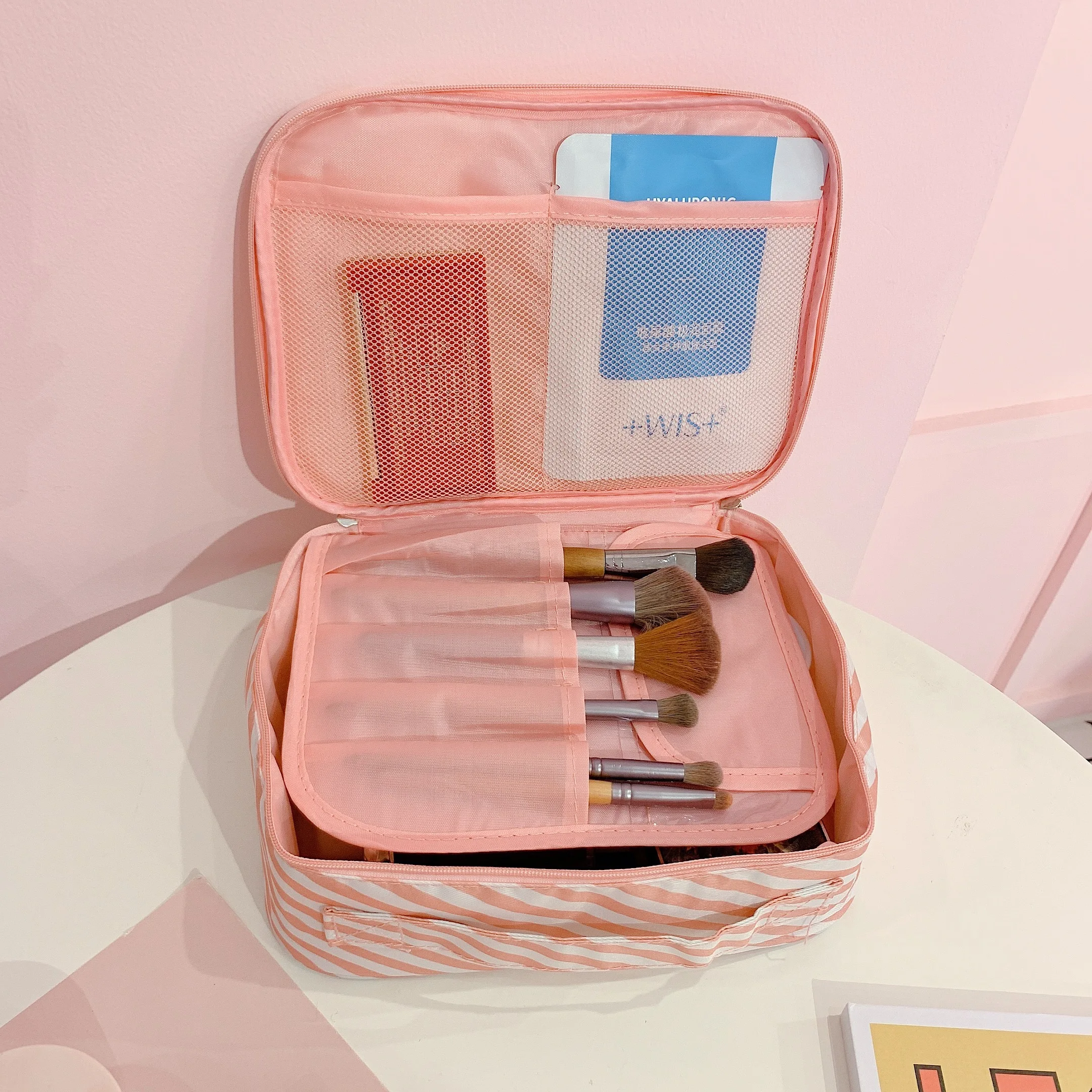 

Cute Home Portable Storage Bag Small Waterproof Bedside Organizer Travel Accessories Neceser Maquillaje Household Items QEA6SN