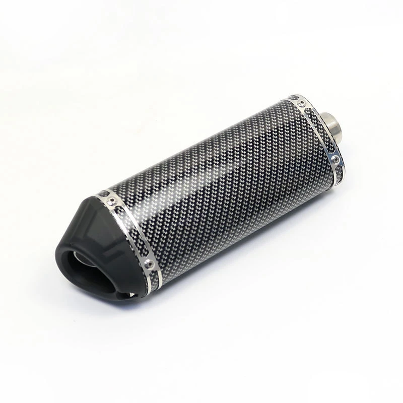 

38mm Carbon fiber universal modified motorcycle exhaust muffler pipe silencer escape moto 125cc-160cc Dirt Pit Bike