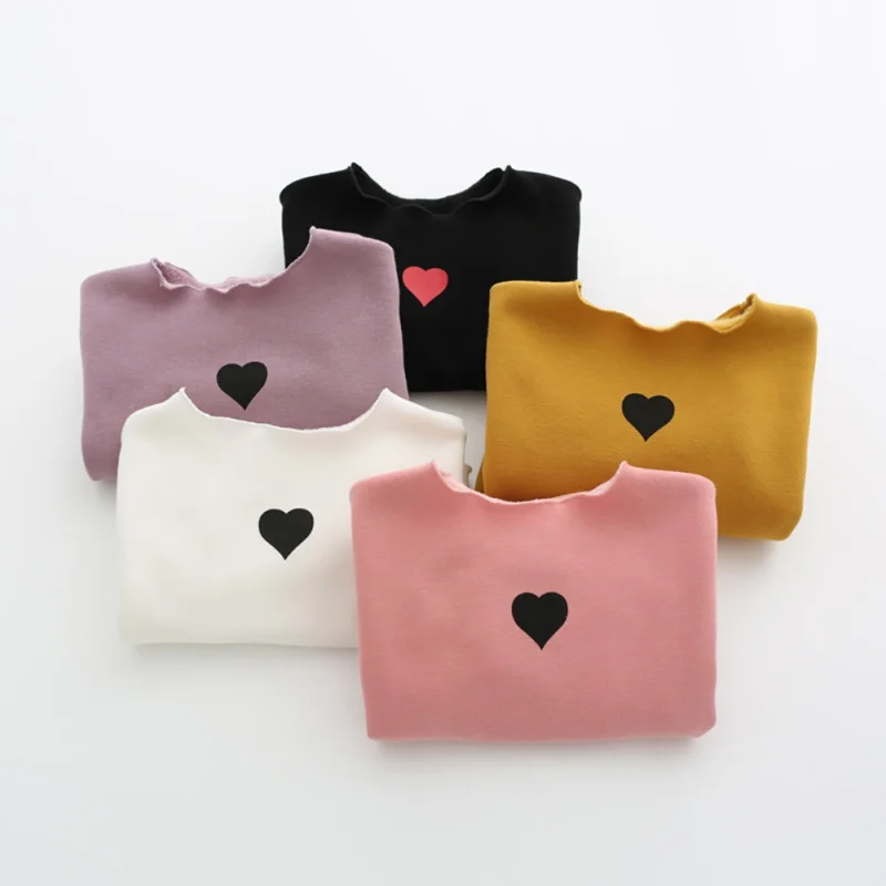 Рубашка для маленьких девочек с рукавами-фонариками Повседневная однотонная