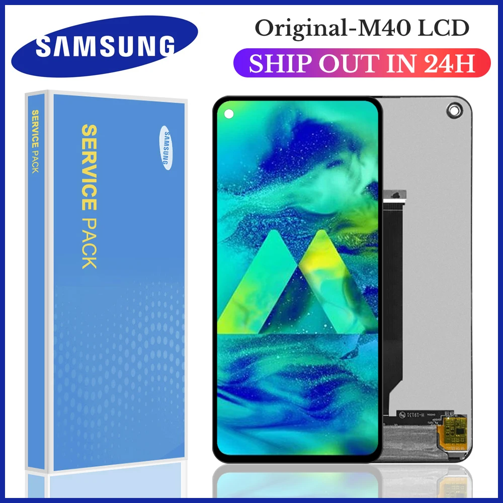 

Оригинальный ЖК-дисплей 6,3 дюйма для Samsung Galaxy M40 M405 SM-M405FN/DS, сенсорный экран, дигитайзер в сборе, замена Для M40 LCD