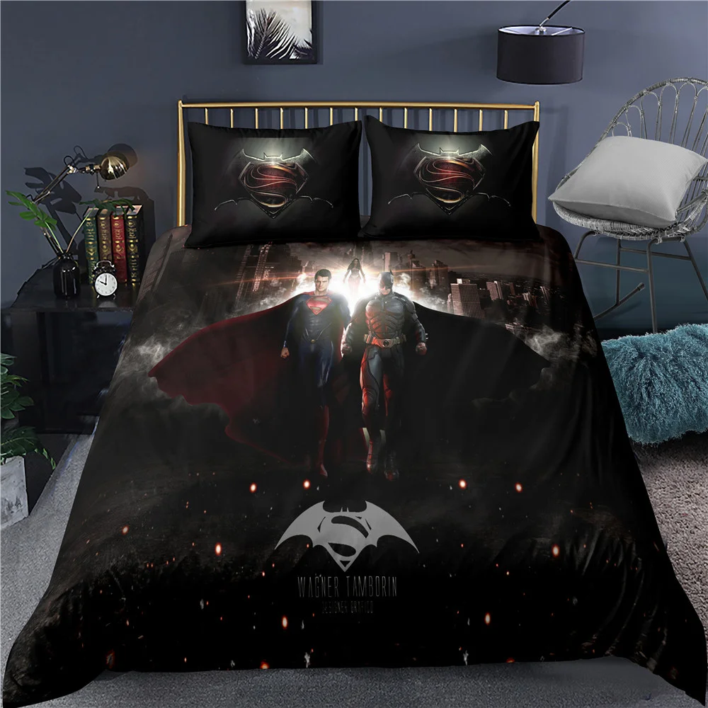Комплект постельного белья с пододеяльником и наволочкой Супергерои - купить по