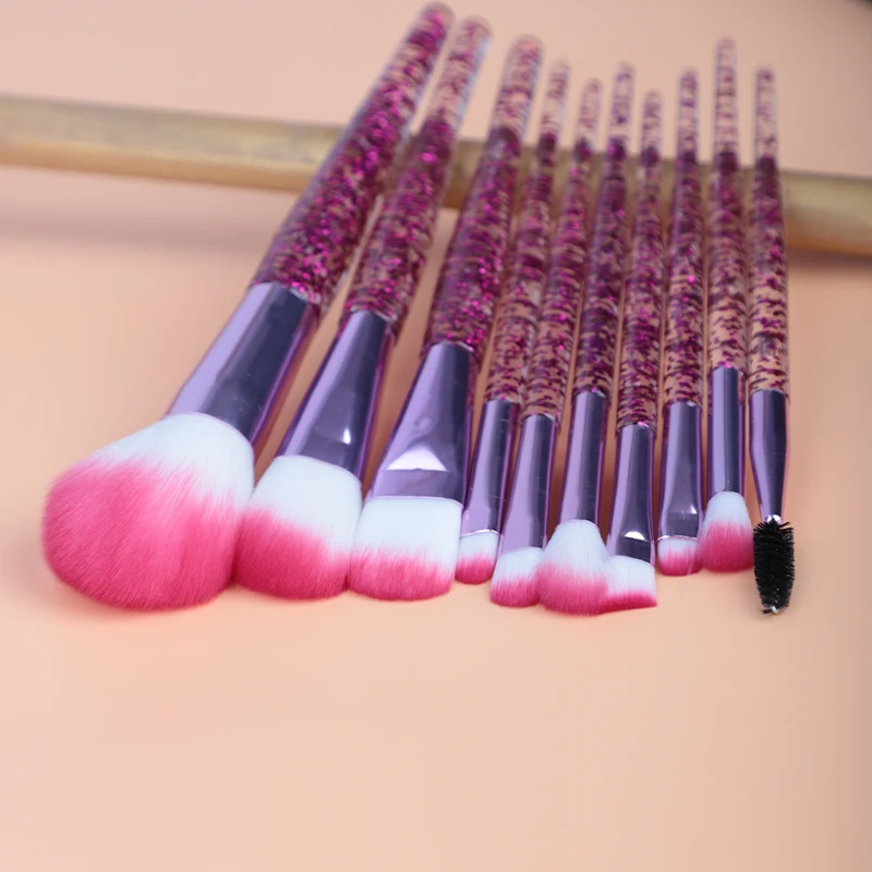 

FAYBeauty 10PCS High Quality Makeup Brush Set for Eyebrows Eyeshadow Brush Foundation Brush Beauty Cosmetics for Face