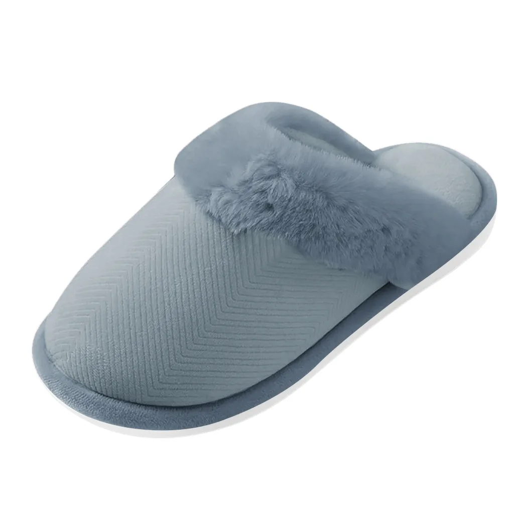 2020 Мягкие плюшевые повседневные домашние тапочки для мужчин Зима Весна Домашняя