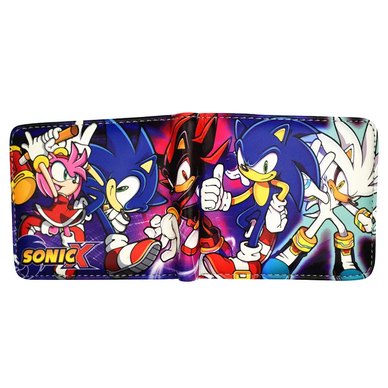 Sonic кошелек мужской короткий кошелек крутой дизайн кошельки с карманом для монет - Цвет: YM198210