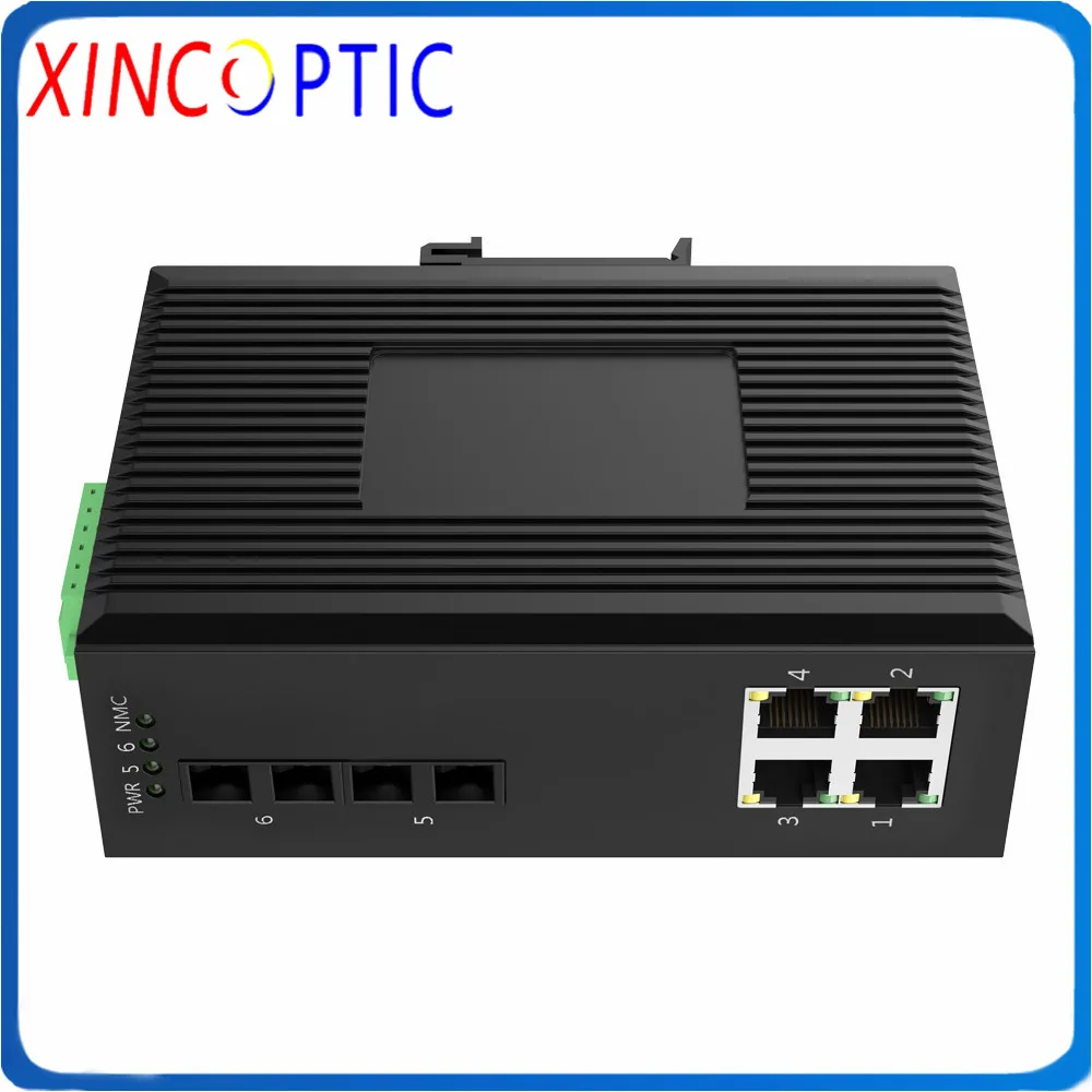 4POE IEEE802.3af/at + 2SFP за исключением SFP 10/100/1000T промышленный гигабитный коммутатор Ethernet