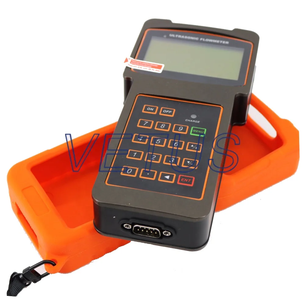 

Handheld TUF-2000H Portable Ultrasonic Liquid Flowmeter with DN15-6000mm range TS-2 TM-1 TL-1 Transducer Digital Flow Meter