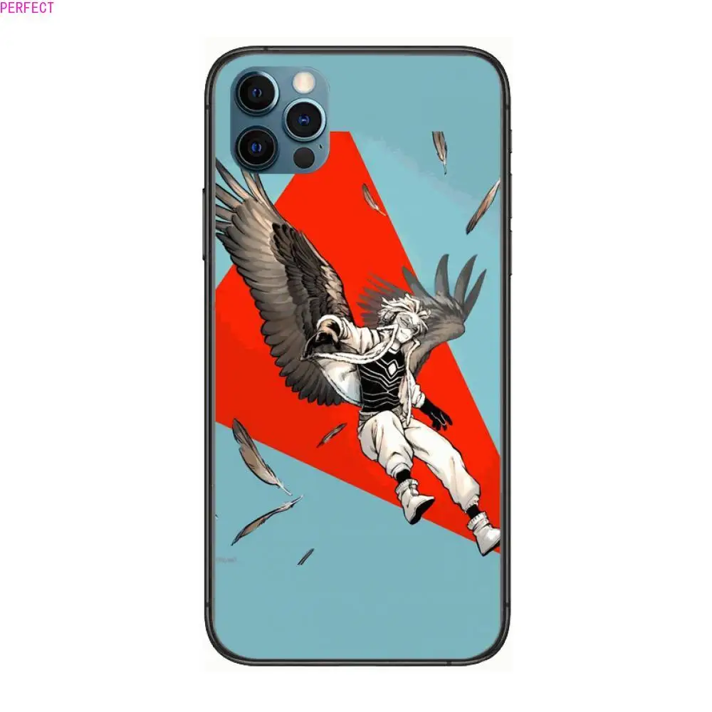 

Anime Bnha hawks casaco Style Phone Case cover For iphone 12 pro max 11 8 7 6 s XR PLUS X XS SE 2020 mini black cell shell