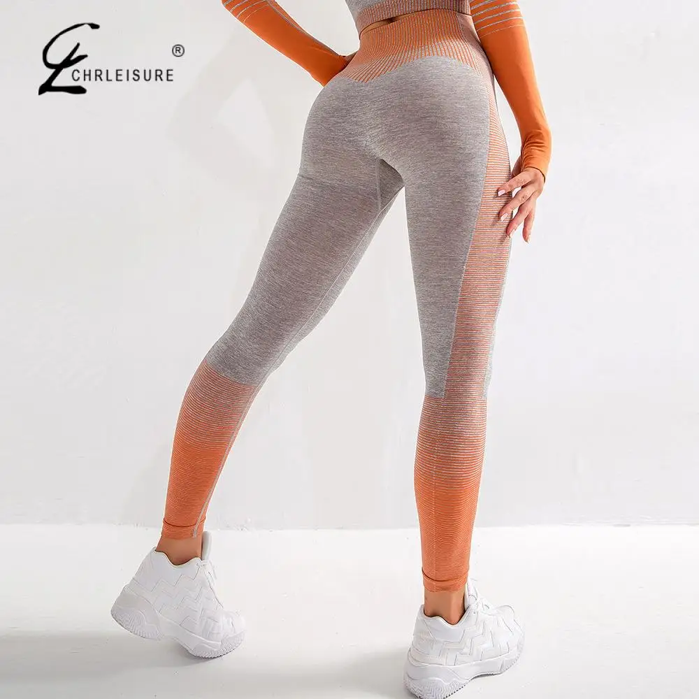 

FAKUNTN Women Sexy Push Up High Waist Leggings Gym Activewear Seamless Legging Knitting Workout Femme Jegging
