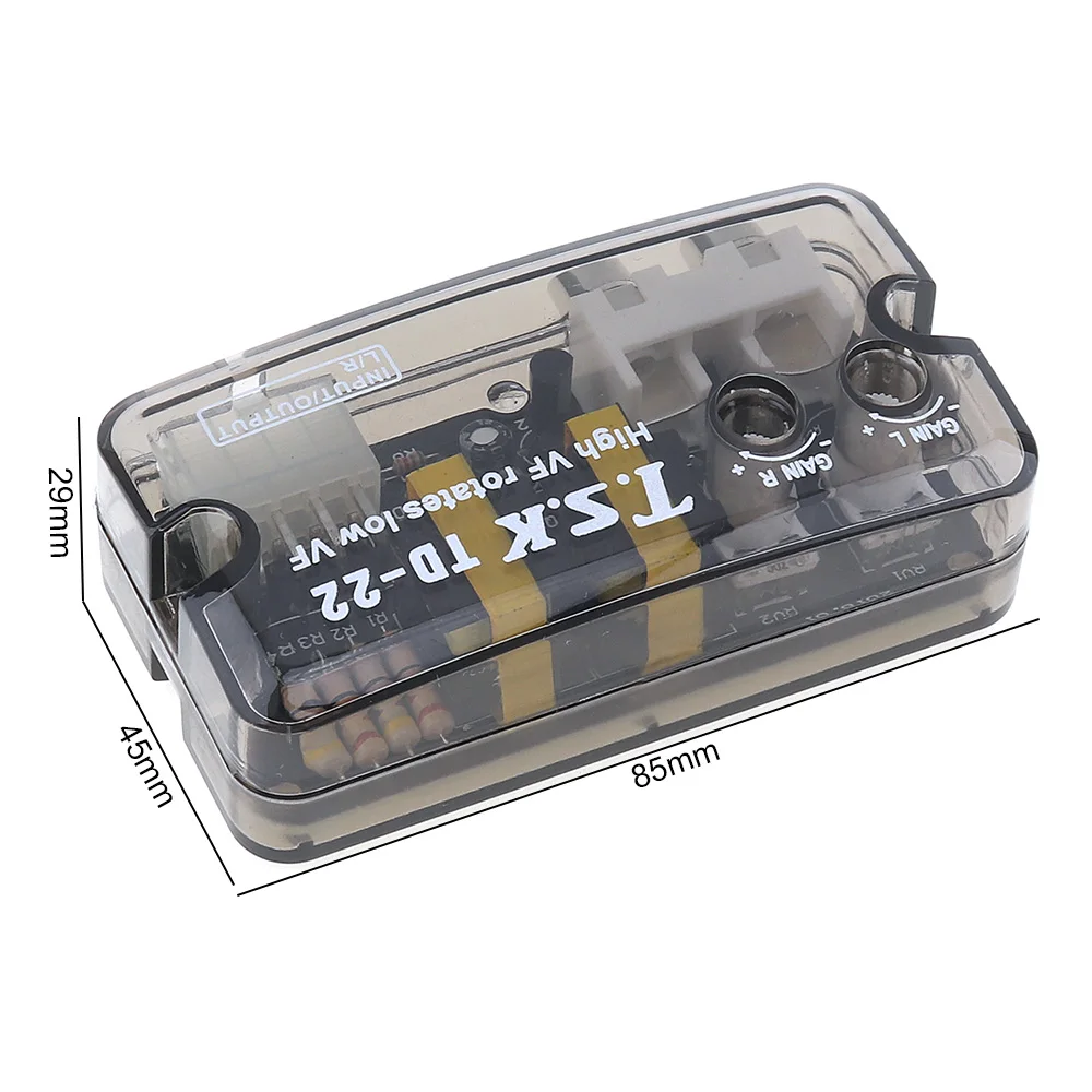 Автомобильный сабвуфер RCA высокочастотный в низкочастотный преобразователь с