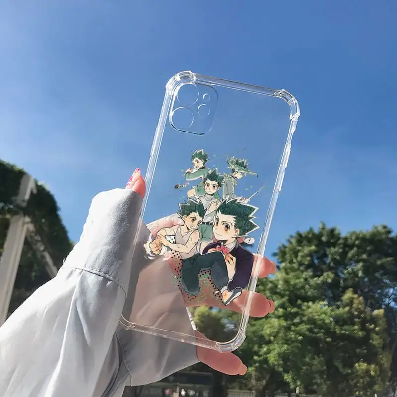 

Anime Hunter x Hunters Phone Case Transparent for Clear iPhone 11 12 8 7 6 6S XS MAX Plus X 5S SE 2020 XR mini pro