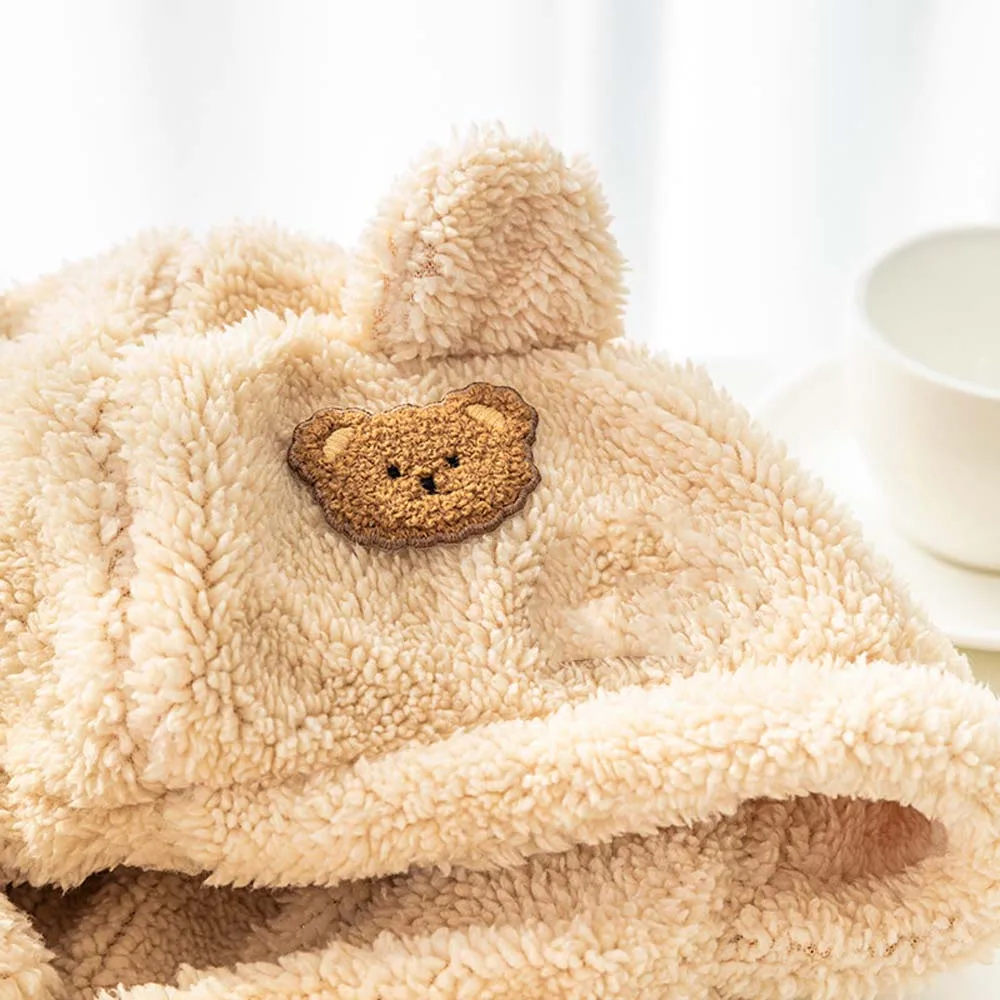 

Bear Embroidery Patch Cute Cartoon Towel Embroidered Wool Embroidery Cabbal Triple Down Jacket DIY Accessories