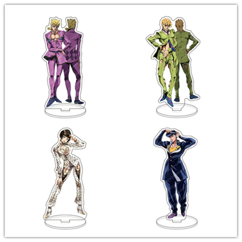 

Anime Figure JoJo Bizarre Adventure Stand Model Acrylic Figure Stand Fans Comics Collection Toy Gift For Friend Jonathan Joestar