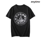 Высококачественная тканевая футболка для мужчин и женщин, черная гранж-футболка с тяжелыми металлическими элементами, футболка большого размера, бестселлер, новая мода 2022