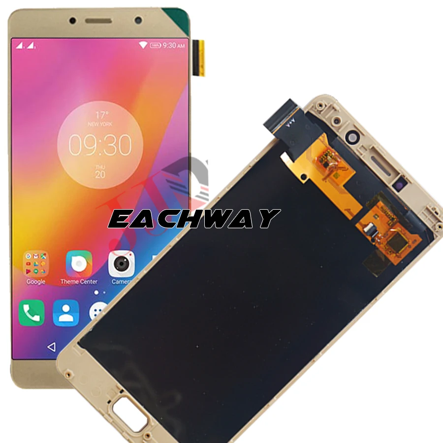 Дигитайзер сенсорного экрана в сборе для Lenovo P2 ЖК дисплей с рамкой 5 дюйма экран