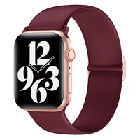 adjustable silicone strap for apple watch 45mm 41mm 44mm 42mm 40mm 38mm replacement bracelet strap for iwatch 7 6 5 4 3 2 1 se