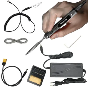 Паяльная станция TS100 MINI OLED 65 Вт, цифровая электрическая портативная умная паяльная станция с оригинальным сменным наконечником TS, источник питания постоянного тока