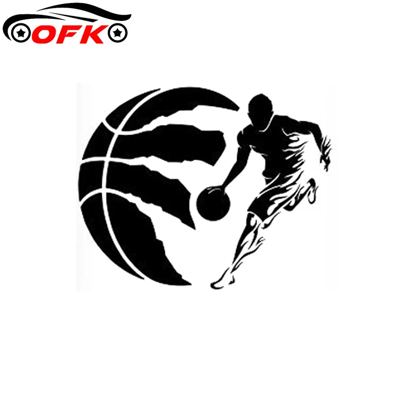 

Popular Basketball Player Car Sticker Fashion Window Decoration PVC Waterproof Sunscreen Decal