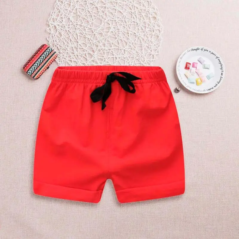 Детские шорты хлопковые пляжные спортивные короткие штаны для мальчиков летняя