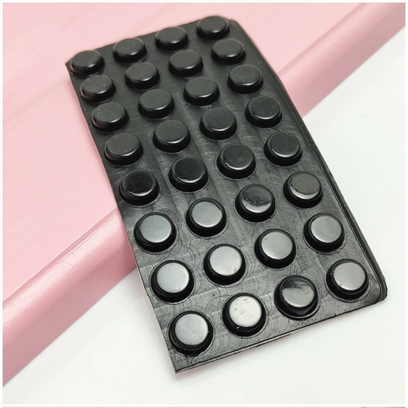 

Door Stops Self adhesive Silicone Rubber Pads Kitchen Cabinet Bumpers Rubber Damper Buffer Cushion Furniture Hardware Protective