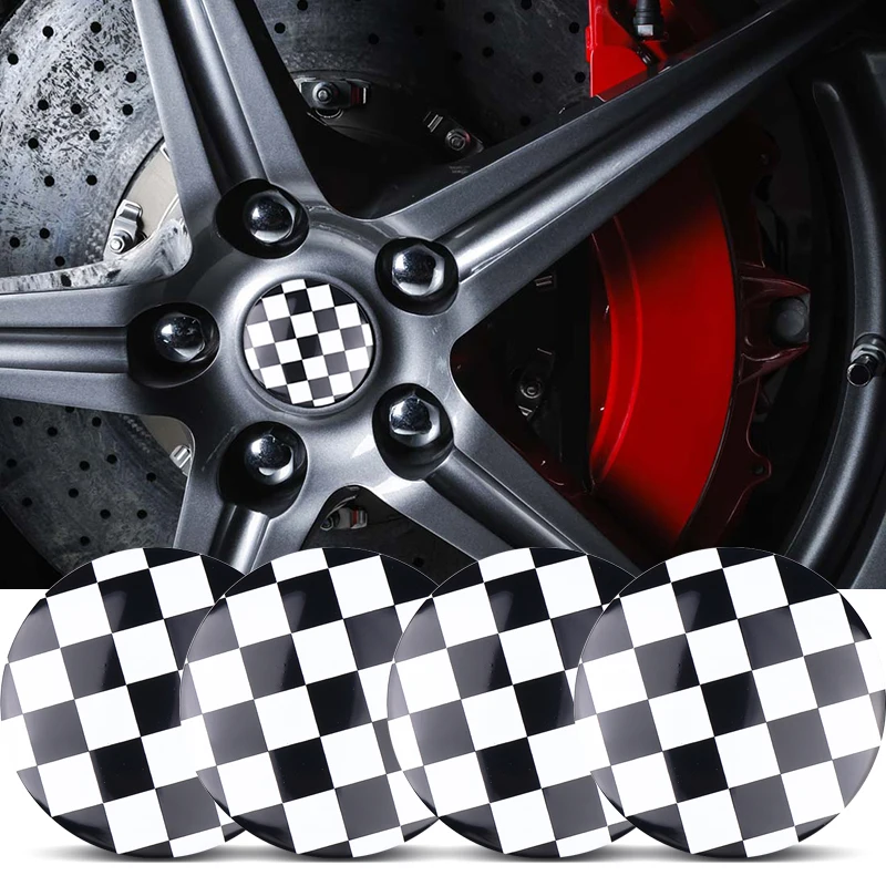 4 шт. 56 мм Автомобильный Стайлинг сетки колеса Центральная крышка стикер наклейка