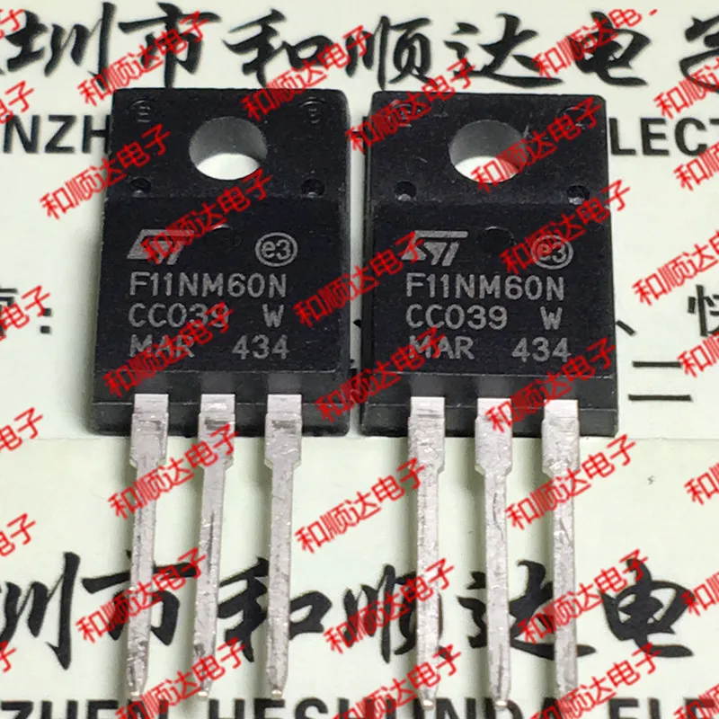 

10pcs/lot F11NM60N STF11NM60N New stock TO-220F 650V 10A